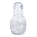 embossed drink glass water drinking bottle